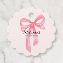 Koketten-Schleife Rosa Baby-Party