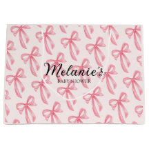 Koketten-Schleife Rosa Baby-Party