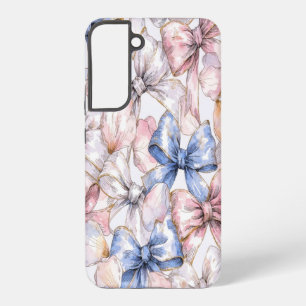 Koketten-Schleife und Kirschblüten Romantisches Ro Samsung Galaxy Hülle