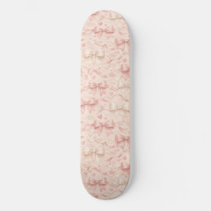 Koketten-Schleifen-Muster Skateboard