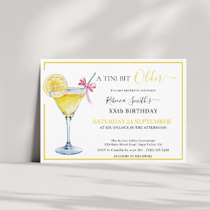 Koketten Zitronencocktail Ein Tini bisschen älter  Einladung