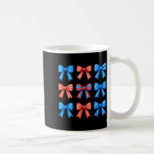 Kokettenbögen Rot Weiß Blau USA-Flagge 4. Juli Kaffeetasse