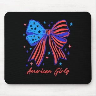 Kokettenbogen USA patriotische amerikanische Flagg Mousepad