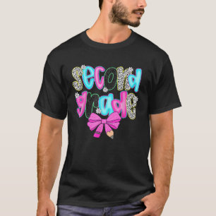 Koketter Bogen der zweiten Klasse Erster Schultag T-Shirt