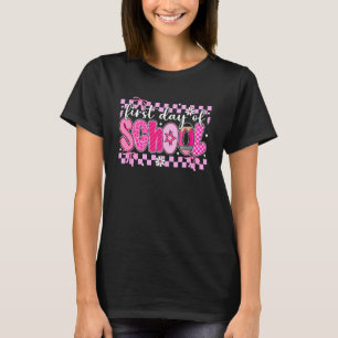 Koketter Bogen Erster Schultag Preppy-Schultee T-Shirt