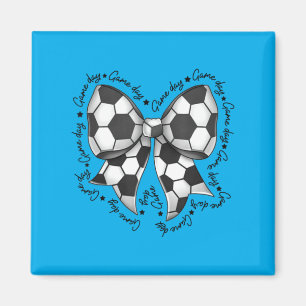 Koketter Bogen Fußball-Mama Spiel-Tag-Team-Sportar Magnet