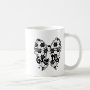 Koketter Bogen Fußballspiel Tag Fußball-Mama Mama Kaffeetasse