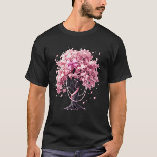 Koketter Bogen Kirschblüten Japanische Blume Sakur T-Shirt