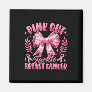 Koketter Bogen Rosa Out Tackle American Football B Magnet