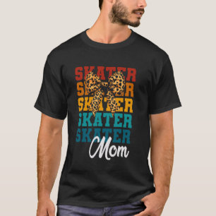 Koketter Bogen Skater-Mutter Süße Skater-Liebhaber T-Shirt