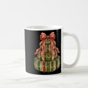 Koketter Bogen Weihnachtsbücher Xmas Baum Biblioth Kaffeetasse