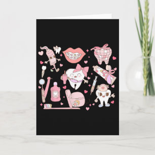 Koketter Bogen Zahn Zahnärzteteam Valentinstag Zah Karte