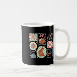 Koketter Hasen-Ostern Hasen-Blume Kaffeetasse