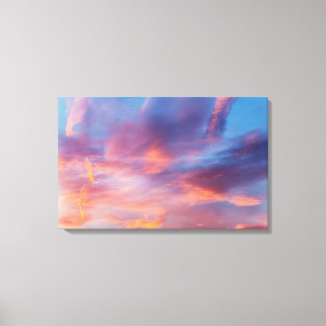 koketter Himmel Leinwanddruck (Vorderseite)