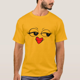 Kokettes Emoticon-Kostüm T-Shirt