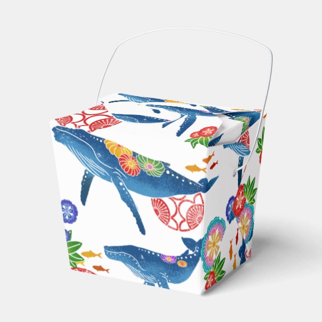 Kokinawan-Bingata-Muster-Bevorzugung Geschenkschachtel (Vorderseite)