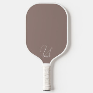 Koko-Braun monogrammiert Pickleball Schläger