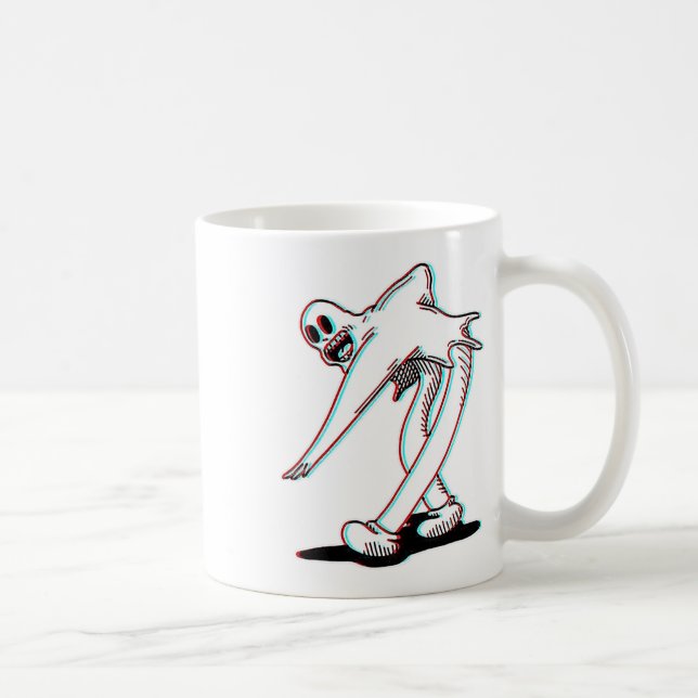 Koko Das Clown Ghost Glitch tanzen Kaffeetasse (Rechts)