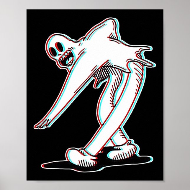 Koko Das Clown Ghost Glitch tanzen Poster (Vorne)