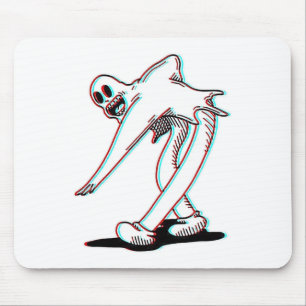 Koko der Clown-Geister-Glitch-Tanz Mousepad