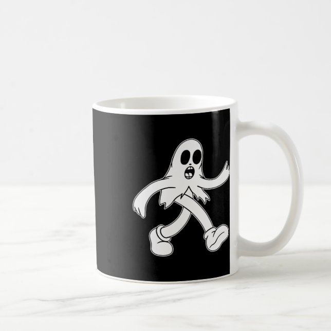 Koko Der Clown-Ghost-Blatt-Geist Kaffeetasse (Rechts)