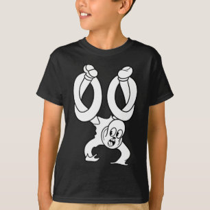 Koko, der Clown Ghost gefleckte Schwarzarbeit T-Shirt
