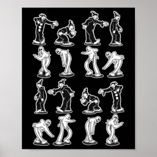 Koko, der Clown Ghost spukte Zwei-Stufen-Tanz Poster