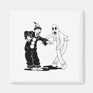 Koko der Clown und Geist tanzen Magnet
