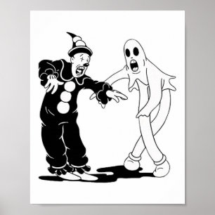 Koko der Clown und Geist tanzen Poster