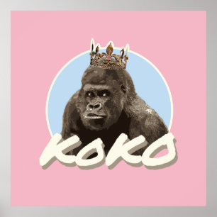 Koko The Gorilla Poster