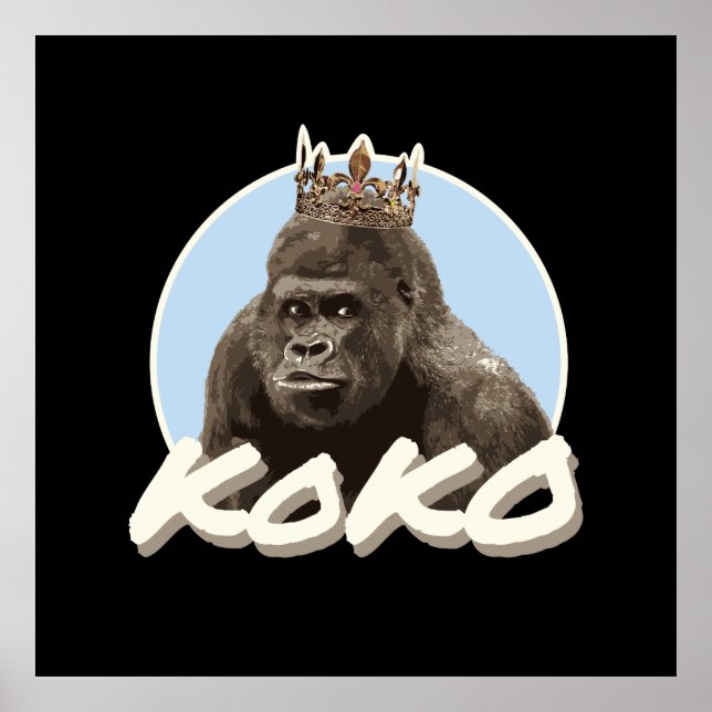 Koko The Gorilla Poster (Vorne)