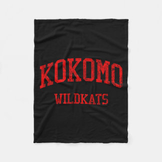 Kokomo High School HS Kokomo im Vintage-Sport Fleecedecke