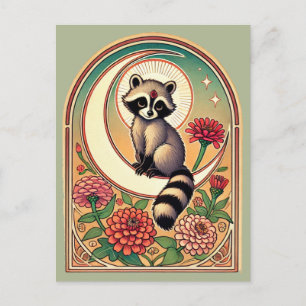 Kokon mit Zinnias Postkarte