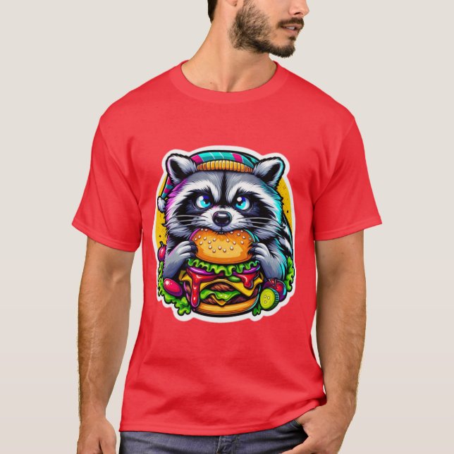 KOKOON, DER CHEESEBURGER isst 3 T-Shirt (Vorderseite)