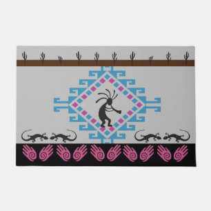 Kokopelli Amerikanische Ureinwohner Southwest Door Fußmatte
