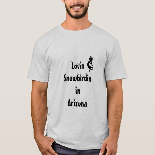 Kokopelli Arizona Snowbird T-Shirt (Vorderseite)