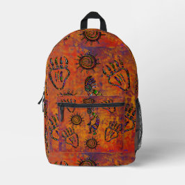 Kokopelli Art Bedruckter Rucksack