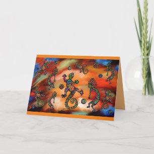 Kokopelli Art Karte