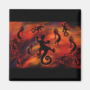Kokopelli Art Magnet