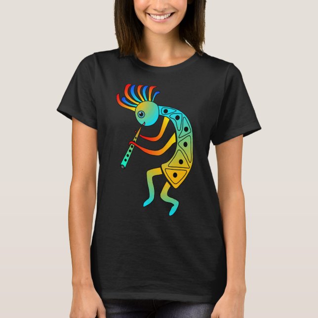 Kokopelli Art Native American 1 T-Shirt (Vorderseite)