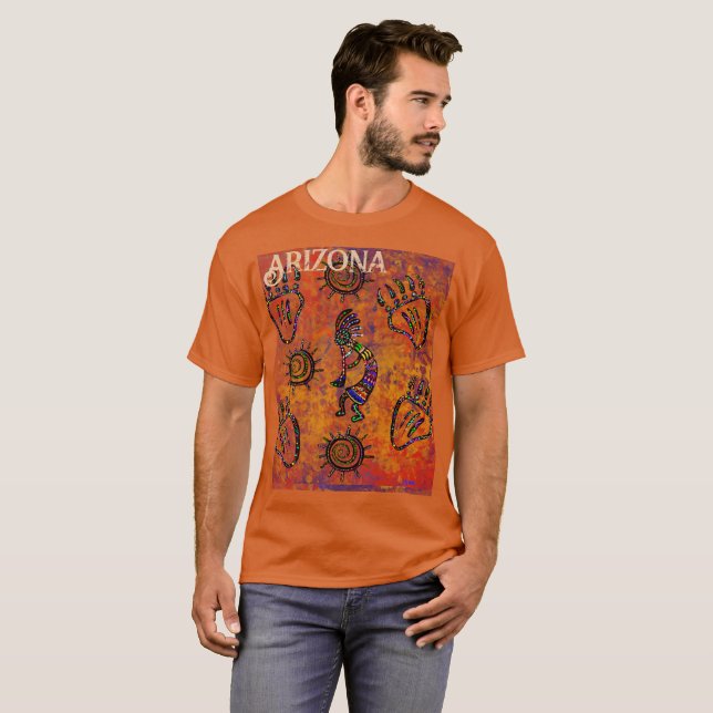 Kokopelli Art T-Shirt (Vorne ganz)