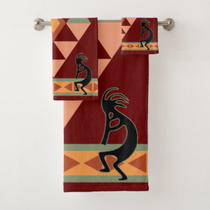 Kokopelli Bath Towel Set