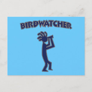 Kokopelli Birdwatcher Postkarte