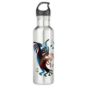 Kokopelli Blues Music Edelstahlflasche