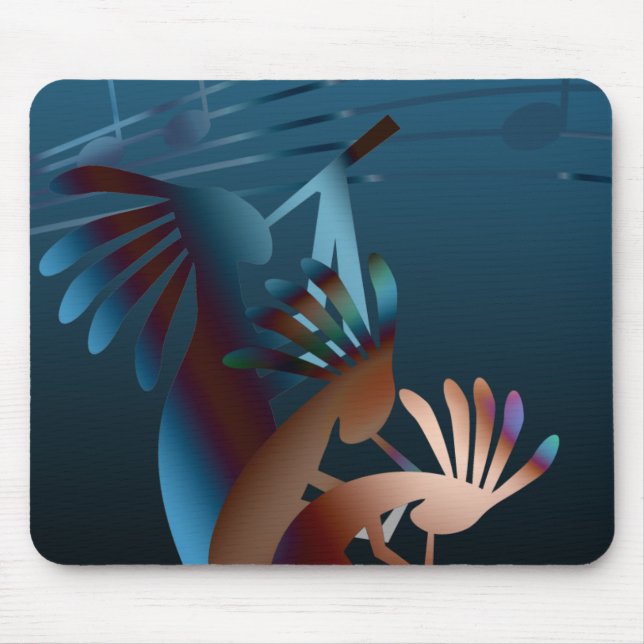 Kokopelli Blues Music Mousepad (Vorne)