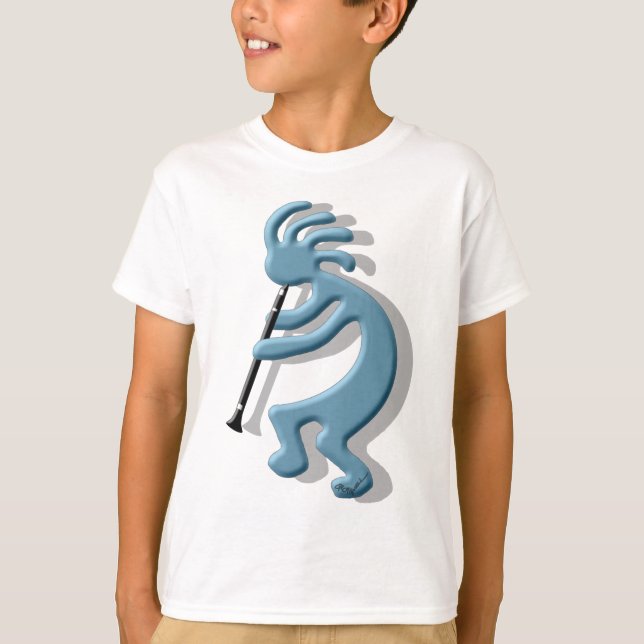 Kokopelli Clarinet T-Shirt (Vorderseite)