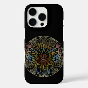 Kokopelli Duo - Mann im Maze - Dreamcatcher 1 iPhone 16 Pro Hülle