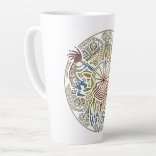 Kokopelli Duo - Mann im Maze - Dreamcatcher 1 Milchtasse