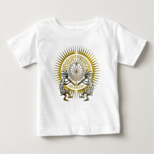 Kokopelli Duo - Mann im Maze - Sonne 1 Baby T-shirt