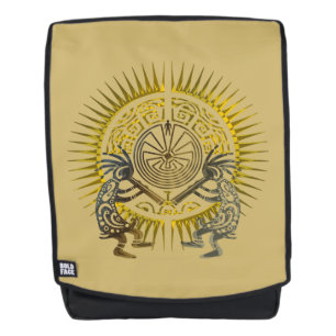 Kokopelli Duo - Mann im Maze - Sonne 1 Rucksack